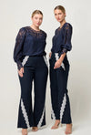 ONCE WAS - Mirador Cotton Silk Blouse