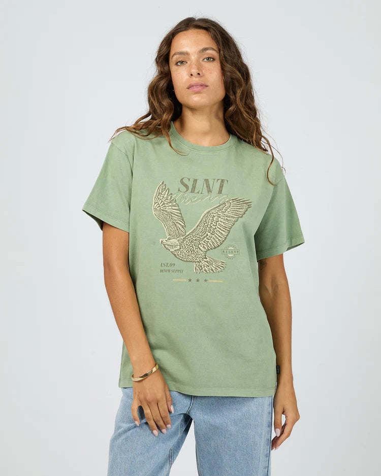 SILENT THEORY - Hand Drawn Tee (Green)