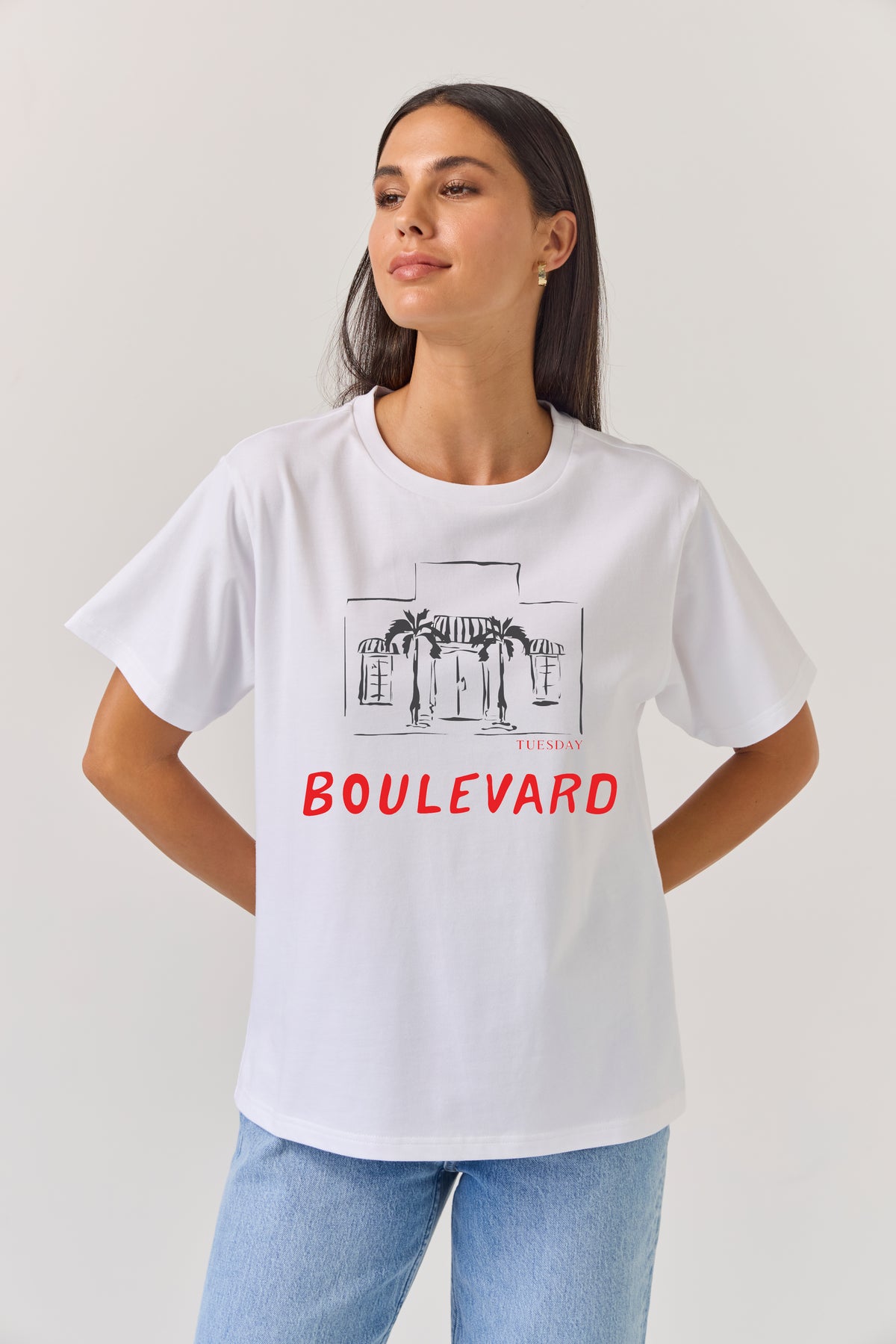 TUESDAY LABEL - Band Tee