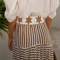 LUONI - Simone Skirt (Pecan Brown)