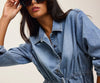 ONE TEASPOON - Drawstring Denim Shirt