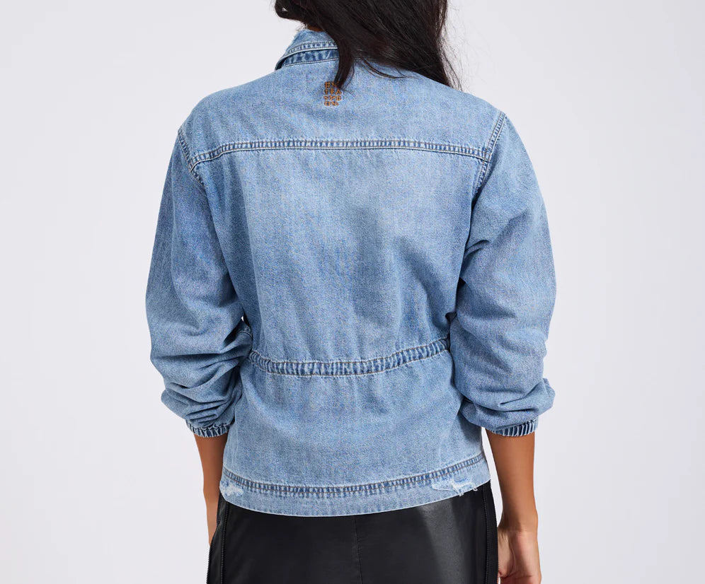 ONE TEASPOON - Drawstring Denim Shirt