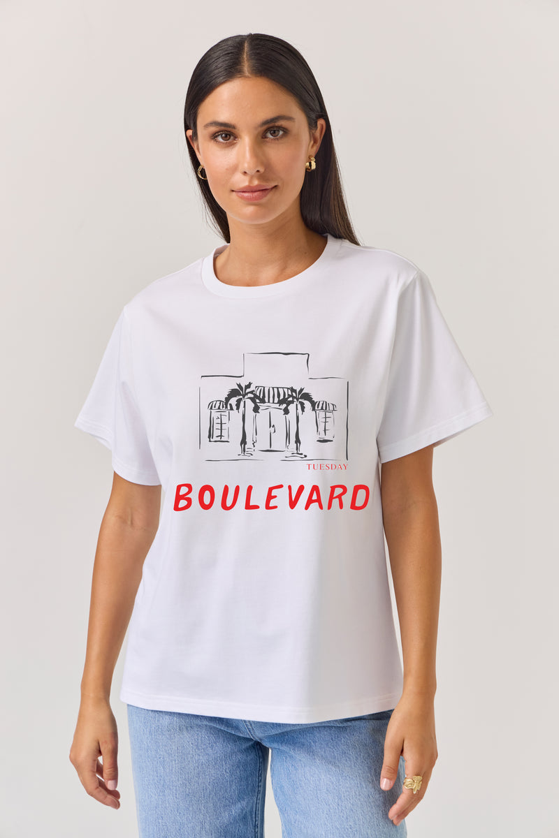 TUESDAY LABEL - Band Tee