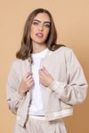 AMAYA - Ashlee Bomber (Beige)