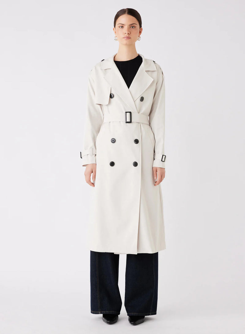 ESMAEÉ - Avenue Trench Coat (Chalk)
