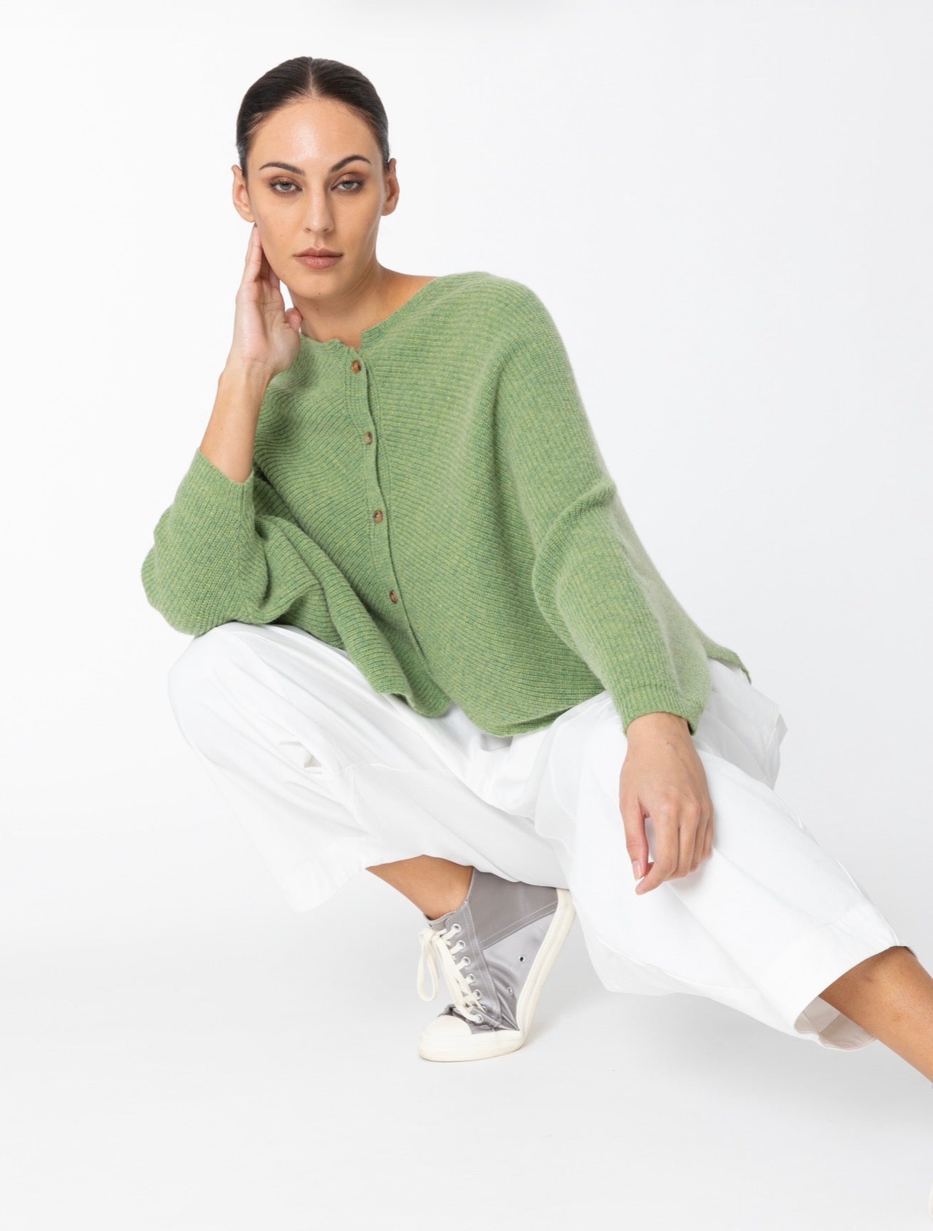 TWO BY TWO - Chase Cardigan (Pickle)