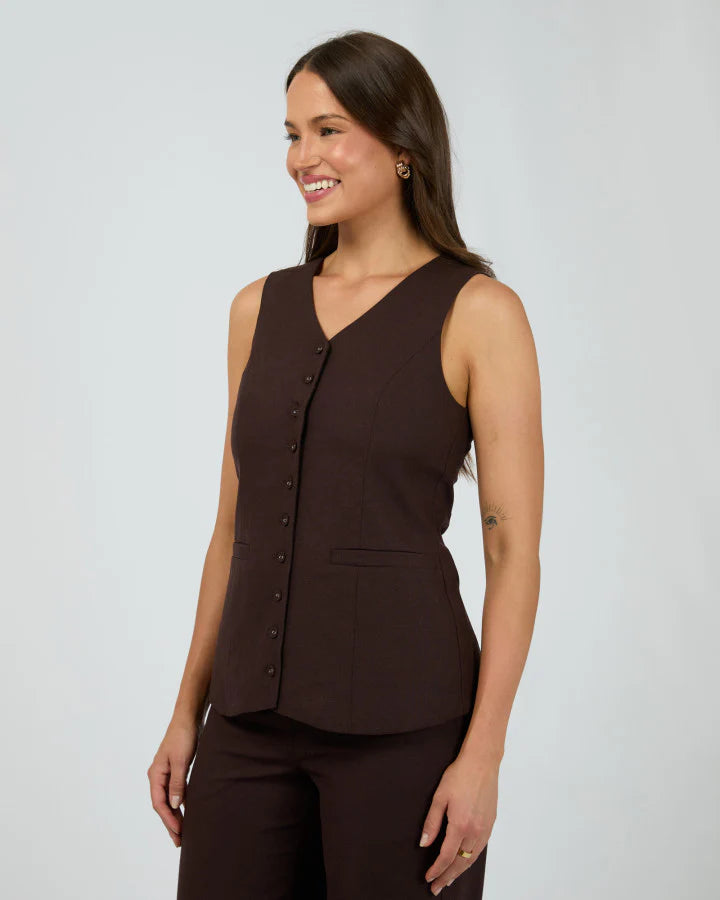 SILENT THEORY - Tallow Vest (Chocolate)