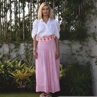 LUONI - Simone Skirt (Pink Starline)