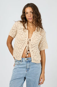 SILENT THEORY - Nina crochet top