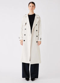 ESMAEÉ - Avenue Trench Coat (Chalk)