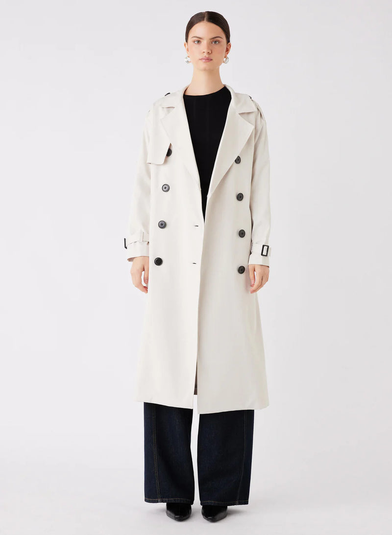 ESMAEÉ - Avenue Trench Coat (Chalk)