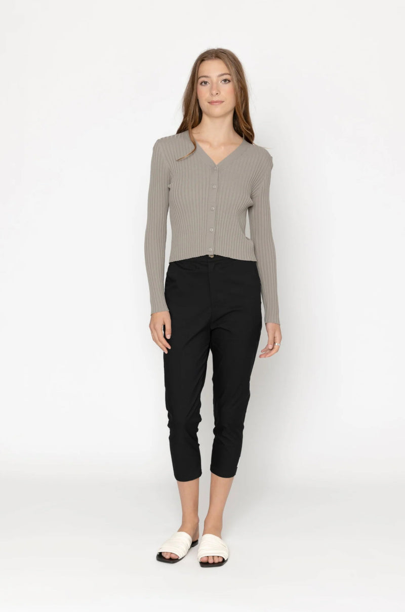 TWO BY TWO - Mia Cardigan (Taupe)
