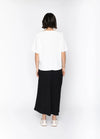 BLACKLIST - Dallas Top White with Black trim