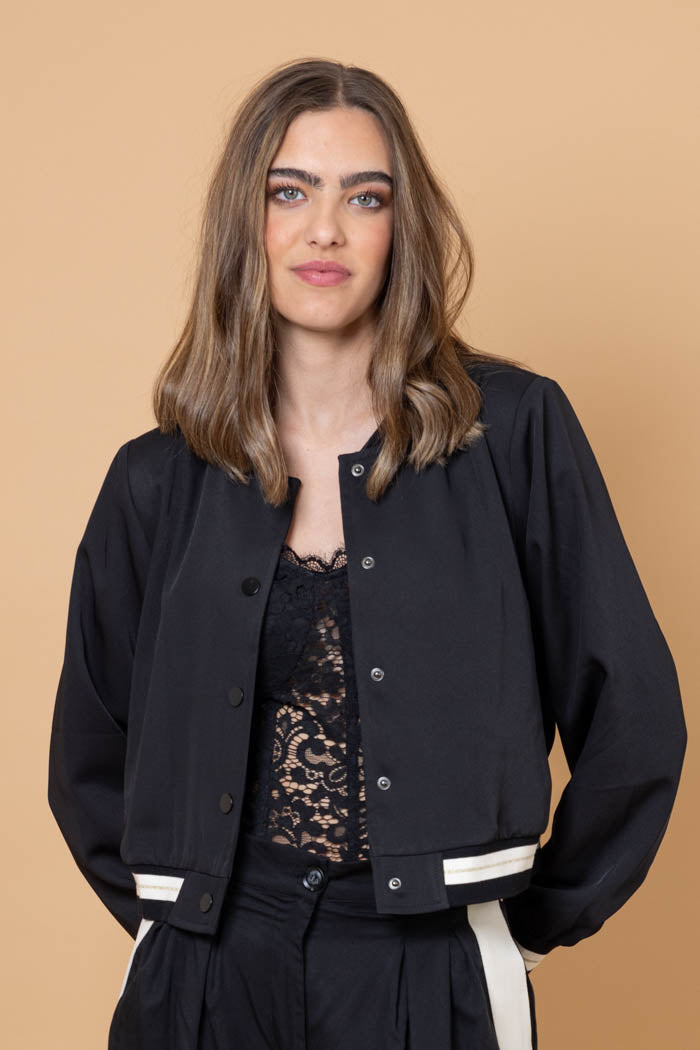 AMAYA - Ashlee Bomber (Black)