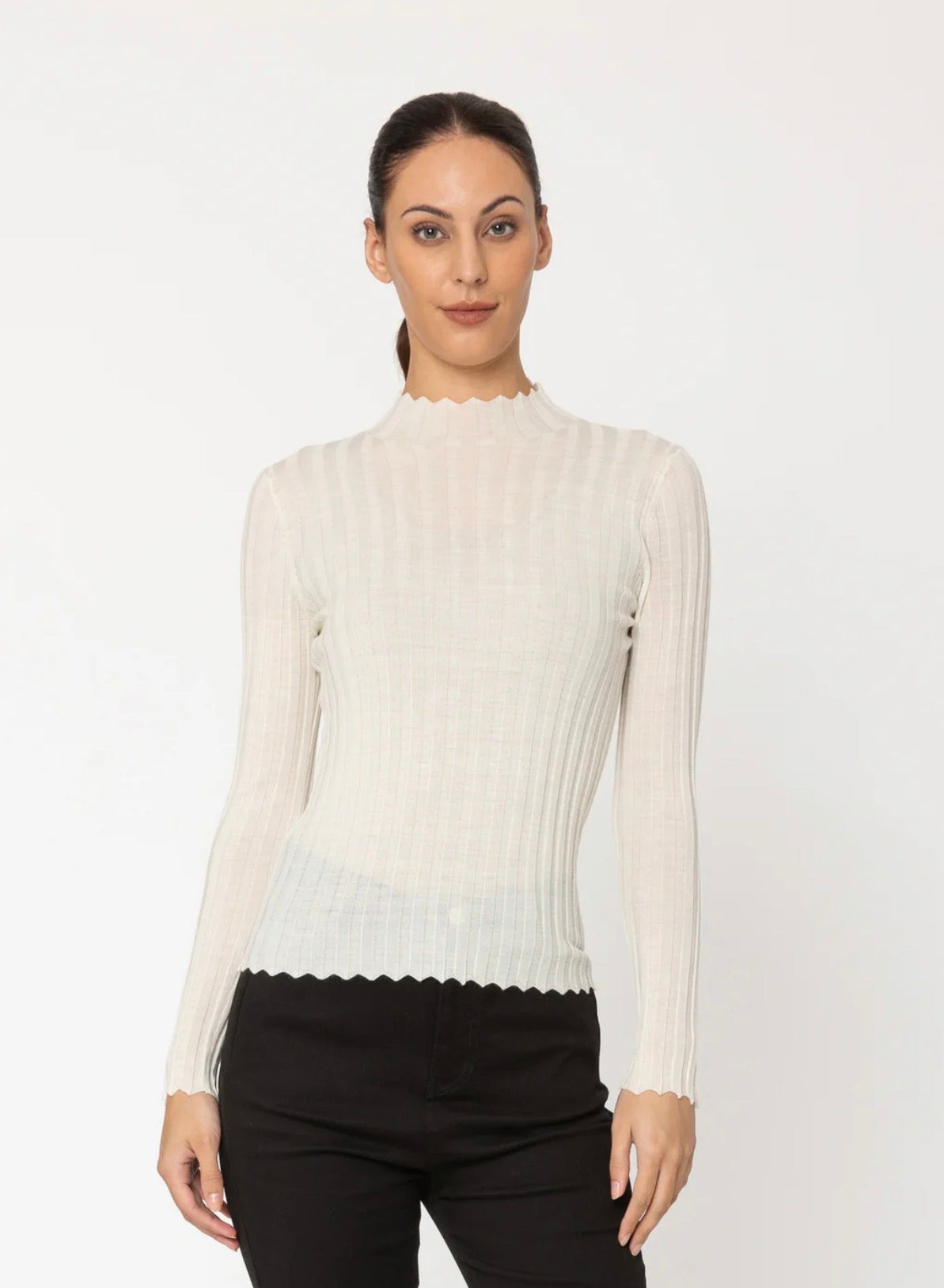 TWO BY TWO - Derby Top (White)