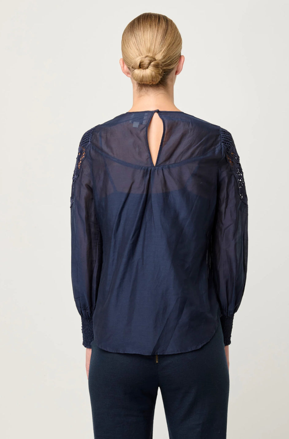 ONCE WAS - Mirador Cotton Silk Blouse