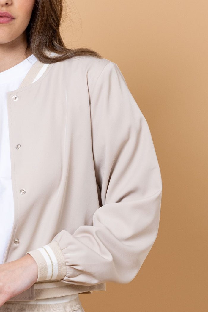 AMAYA - Ashlee Bomber (Beige)