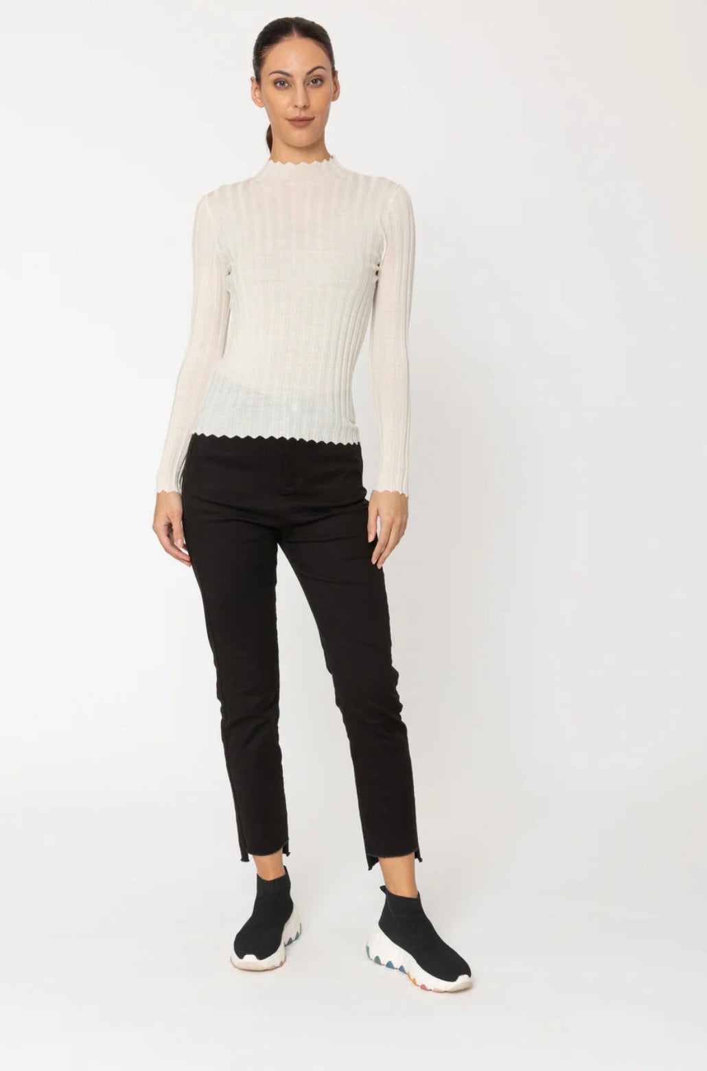 TWO BY TWO - Derby Top (White)