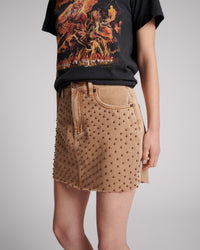 ONE TEASPOON - Hand Studded Skirt