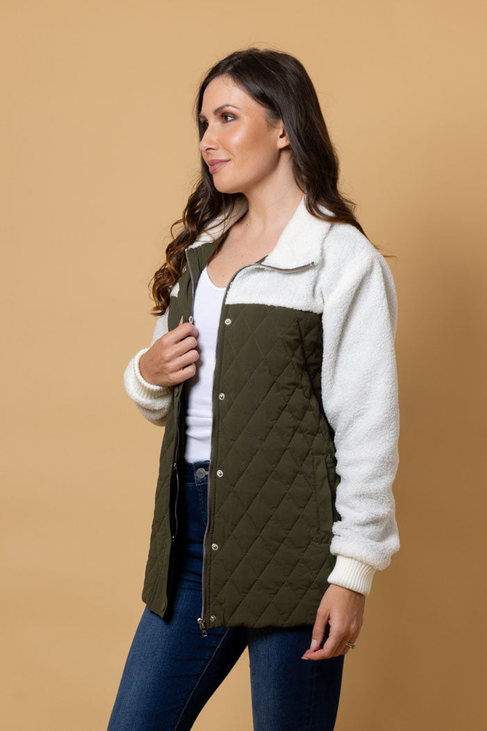 CHARLO - Finley Jacket (Khaki)