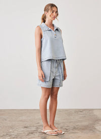 ESMAEE - Riptide Denim Top