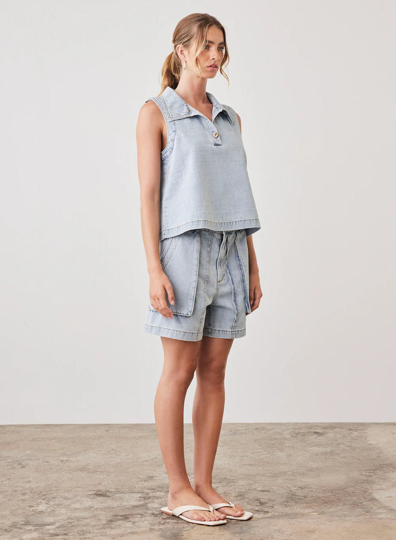 ESMAEE - Riptide Denim Top