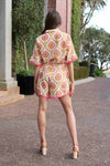 AUGUSTINE - SHEREE PLAYSUIT PAISLEY FLURO PINK